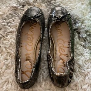 Sam Edelman Felicia gold ballet flats